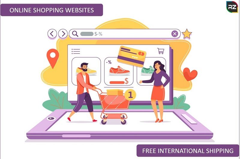 online shopping websites with free international shipping