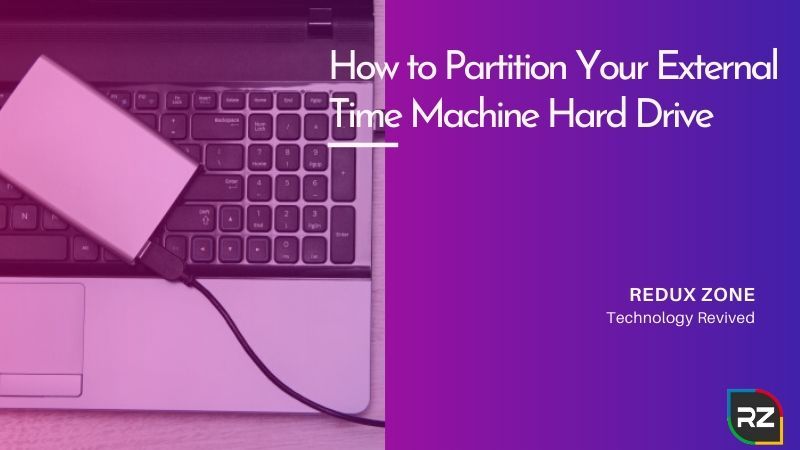 external hard drive time machine partition