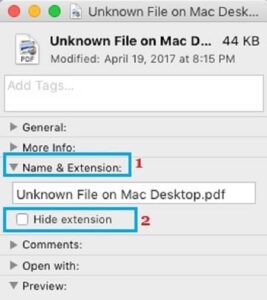 Repair video files by changing the file extension - Digital Video Repair Mac