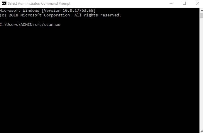 Run SFC Scan - Feature Update to Windows 10, Version 1903 - Error 0x80070005
