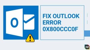 fix outlook error 0x800ccc0f