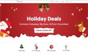 Tenorshare Holiday Deals 2020