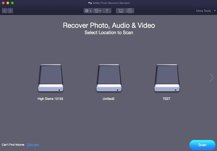 how to use Stellar Photo Recovery Mac - Step 2