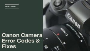 canon camera error codes and fixes