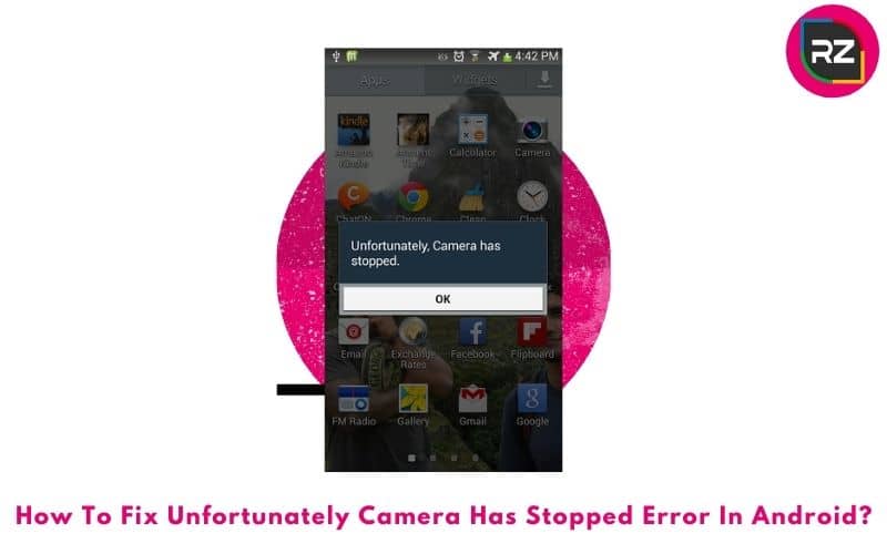 how to fix camera error