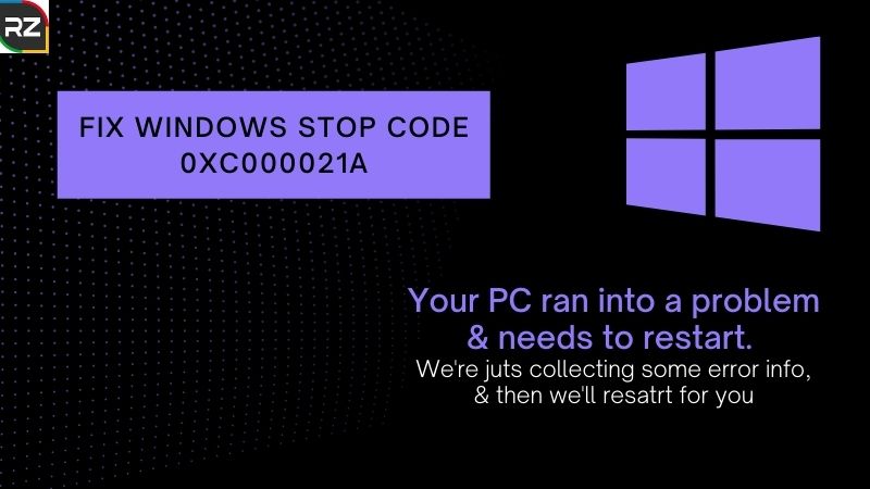 fix windows stop code 0xc000021a