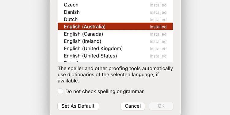How to Change Spell Check Language in Word Mac 