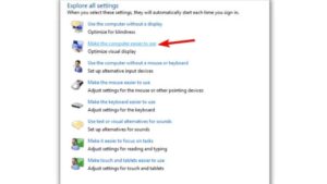 Use Ease of Access Setting to remove activate windows 10 watermark