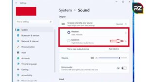 Disable Audio Output in Windows 11