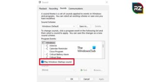 Manage Sound Settings in Windows 11 How to Turn OnOff the Windows 11 Startup Sound_